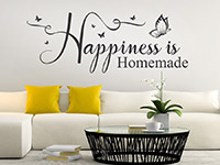 Wandtattoo Happiness is homemade | Bild 3
