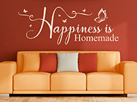 Wandtattoo Happiness is homemade | Bild 4