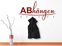 Garderobe Abhängen