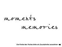 Wandtattoo Lifelong memories mit Fotorahmen