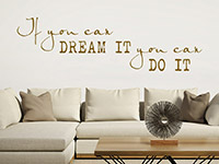 Wandtattoo Dream it, do it | Bild 2