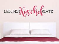 Wandtattoo Lieblings-Kuschel-Platz | Bild 3