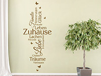 Wandtattoo Zuhause Begriffe | Bild 2