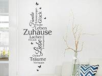 Wandtattoo Zuhause Begriffe | Bild 3