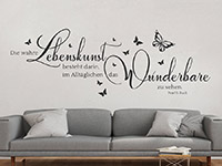 Wandtattoo Wahre Lebenskunst | Bild 3