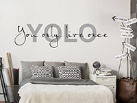 Wandtattoo Yolo | Bild 3