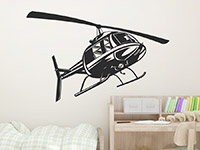 Wandtattoo Helikopter | Bild 2