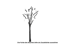 Wandtattoo Baum mit Kreisen