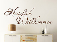 Wandtattoo Herzlich Willkommen | Bild 2