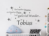 Wandtattoo Ein bisschen Mama... | Bild 3