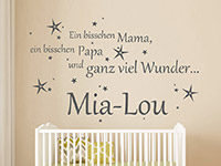 Wandtattoo Ein bisschen Mama... | Bild 4