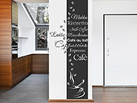 Wandtattoo Wandbanner Café | Bild 2