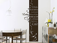 Wandtattoo Wandbanner Café | Bild 4