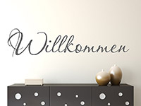 Wandtattoo Schriftzug Willkommen | Bild 4