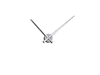 Wandtattoo Uhr Zwölf Sprachen Motivansicht