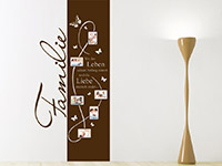 Wandtattoo Fotobanner Familie | Bild 3