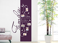 Wandtattoo Fotobanner Familie | Bild 4