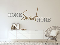 Wandtattoo Modernes home sweet home