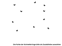 Wandtattoo Zweifarbiger Baum mit Eichhörnchen