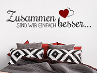 Wandtattoo Zusammen sind wir... | Bild 2