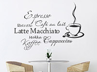 Wandtattoo Kaffee Aroma | Bild 2