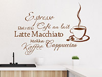 Wandtattoo Kaffee Aroma | Bild 3