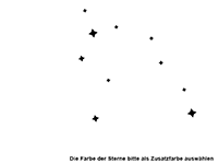 Wandtattoo Believe in magic mit Einhorn Motivansicht