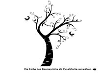 Wandtattoo Kinderbaum Motivansicht