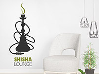 Wandtattoo Shisha Lounge