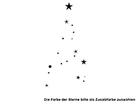 Wandtattoo Worte Weihnachtsbaum