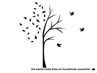 Wandtattoo Kreativer Baum Motivansicht