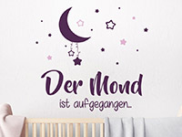 Wandtattoo Der Mond ist aufgegangen...