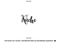 Wandtattoo Moderne Küchenworte