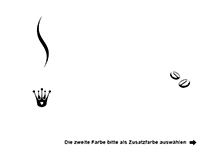 Wandtattoo Koffeinreich