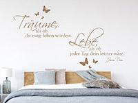 Wandtattoo Träume und lebe | Bild 2