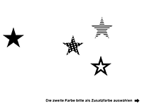 Wandtattoo Große Sterne