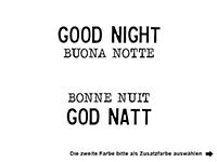 Wandtattoo Gute Nacht Sprachen