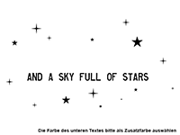 Wandtattoo A sky full of stars