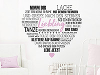 Wandtattoo Lieblingsherz