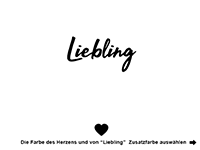 Wandtattoo Lieblingsherz