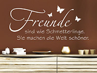 Wandtattoo Freunde sind... | Bild 4