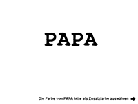 Wandtattoo Papa