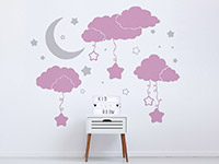 Wandtattoo Himmel im Babyzimmer