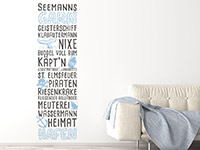 Wandtattoo Seemannsgarn