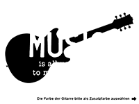 Wandtattoo Good music Motivansicht
