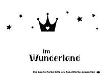 Wandtattoo Wunderland mit Name