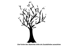 Wandtattoo Romantischer Baum