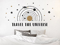 Wandtattoo Travel the universe