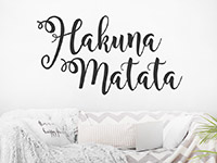 Wandtattoo Hakuna Matata