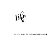 Wandtattoo Keep Life Simple Motivansicht